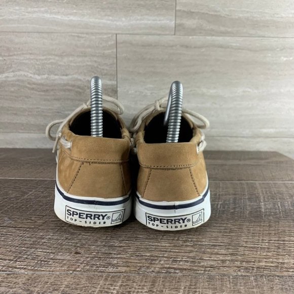 Women's SPERRY Bahama Leather Boat Shoes - Picture 10 of 11